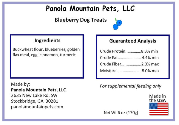 Blueberry Dog Treats